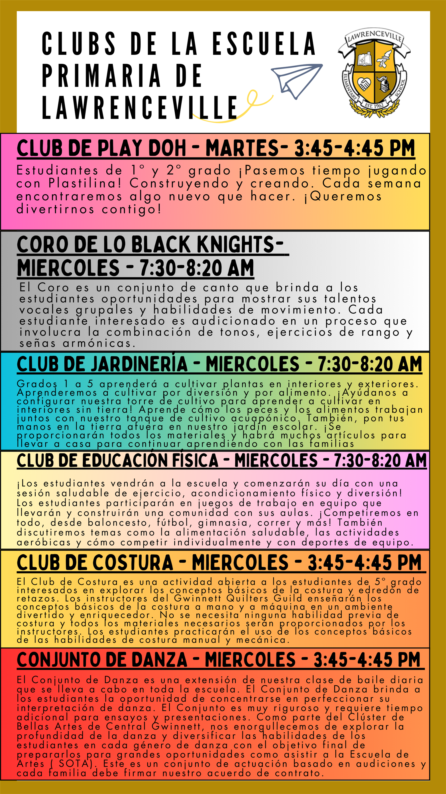 Clubs de LES 2024